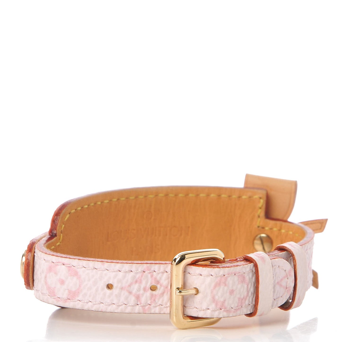 Monogram Cherry Blossom Address Wish Bracelet Pink