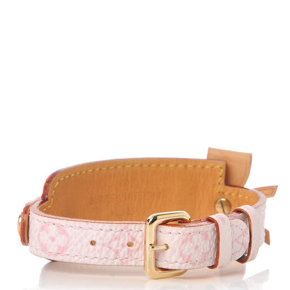 Louis Vuitton Monogram Cherry Blossom Address Wish Bracelet Pink 3 of 5