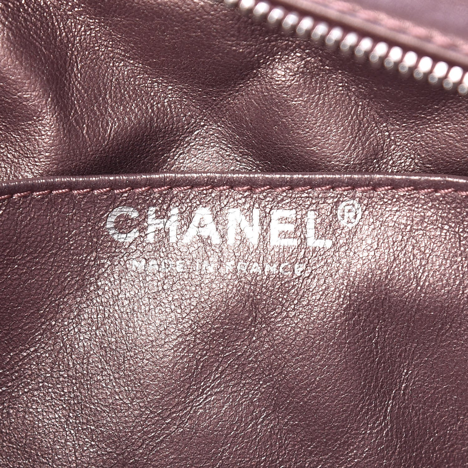 Chanel Metallic Aged Calfskin Quilted Small Reissue Camera Case Rose Fonce 6 of 10