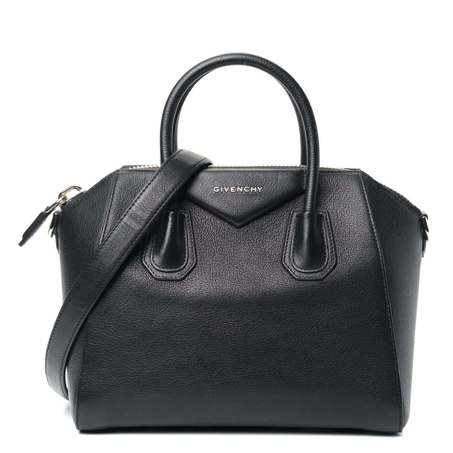Sugar Goatskin Small Antigona Black