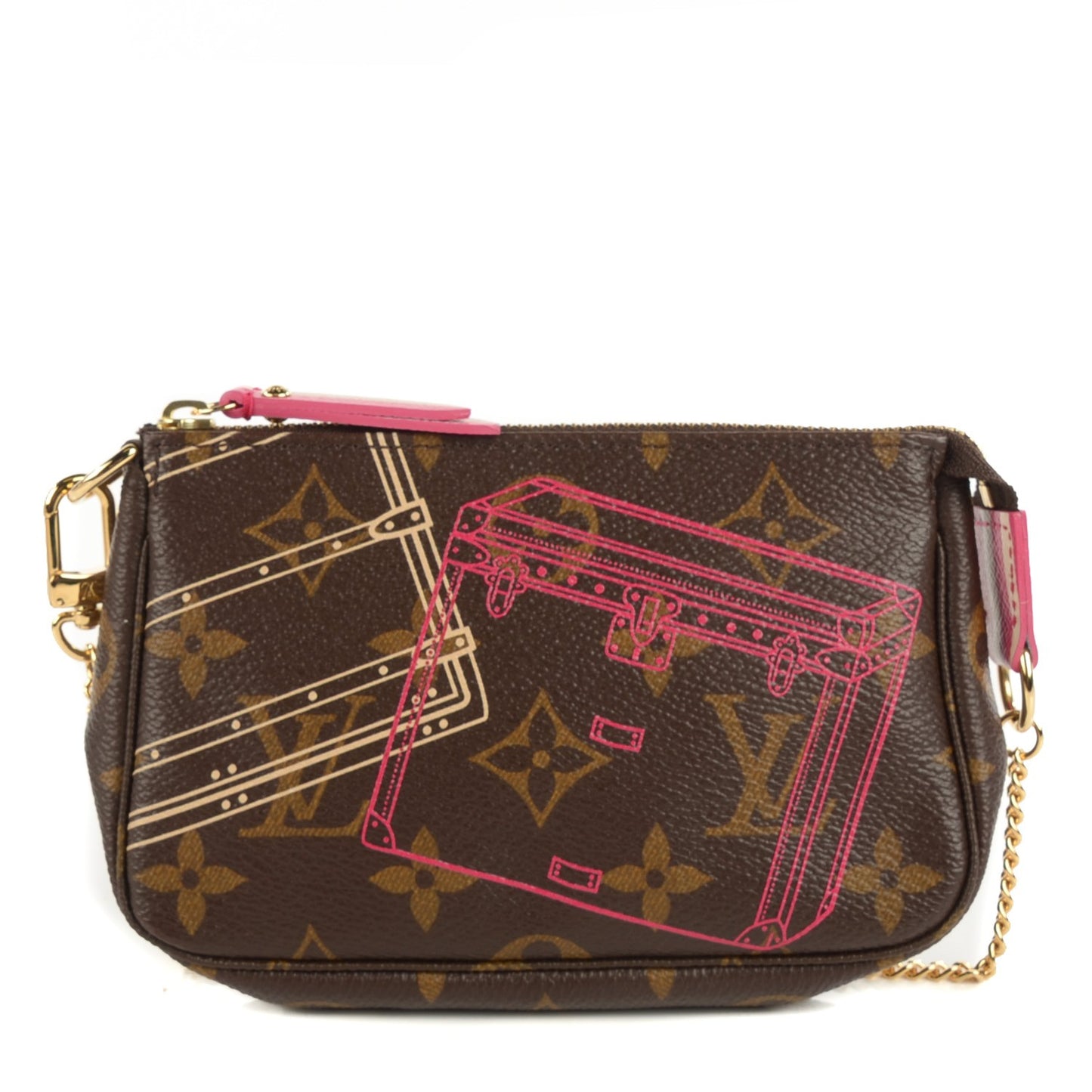 Monogram 2014 Christmas Animation Mini Pochette Accessories