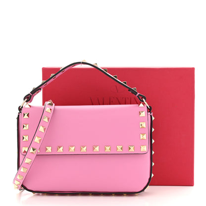 Valentino Garavani Vitello Rockstud Crossbody Pouch Dawn Pink 10 of 10