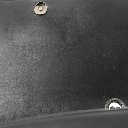 Prada Glace Calfskin Studded Crossbody White Black 13 of 13