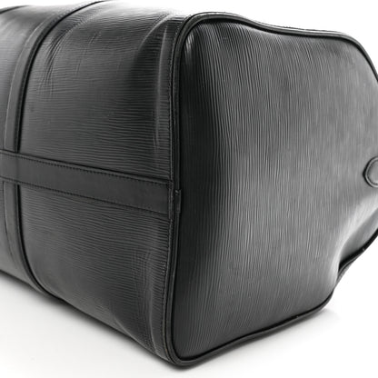 Louis Vuitton Epi Damier Graphite Keepall Bandouliere 50 Black 8 of 11