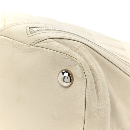 Chanel Aged Calfskin Quilted Large Cotton Club Tote Pearl 13 of 17
