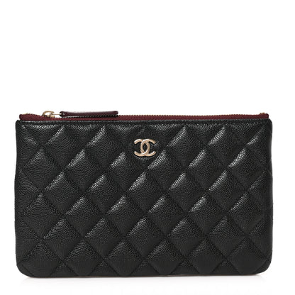 Chanel Caviar Quilted Cosmetic Case Black 1 of 7