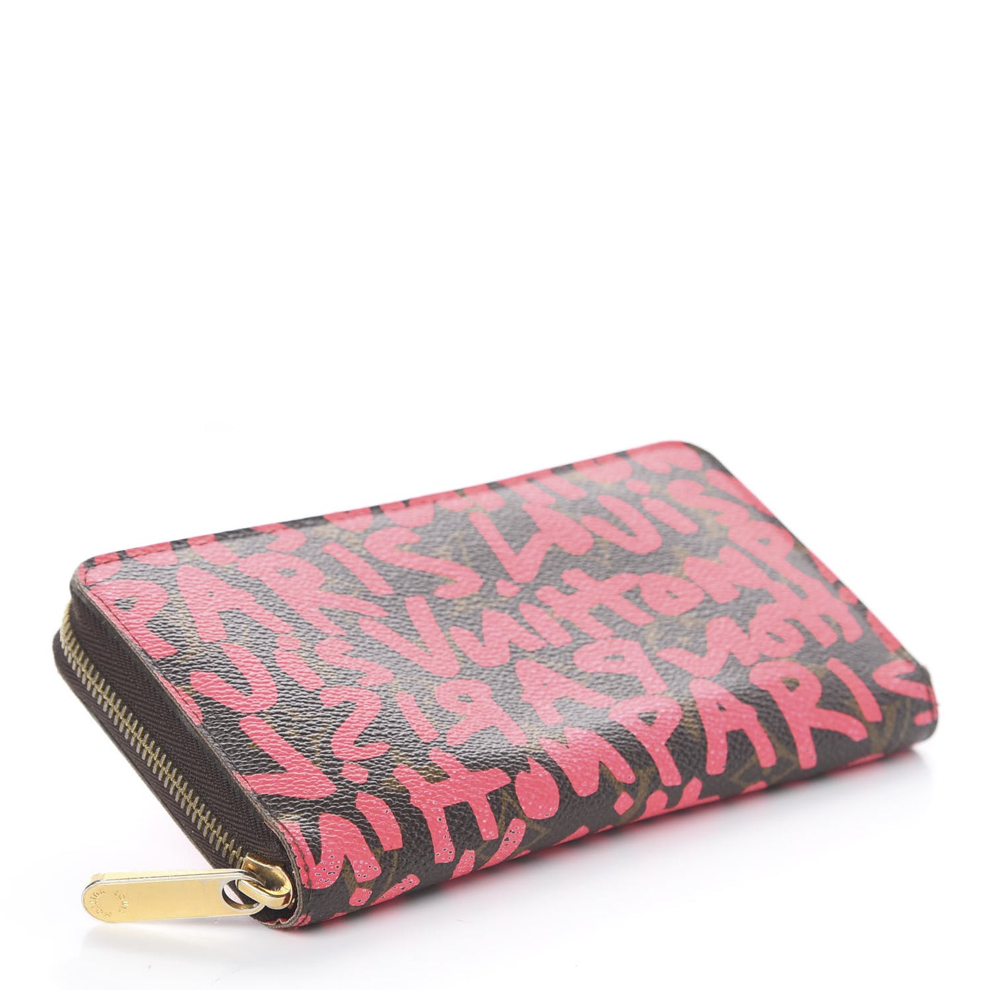 Monogram Graffiti Zippy Wallet Fuchsia