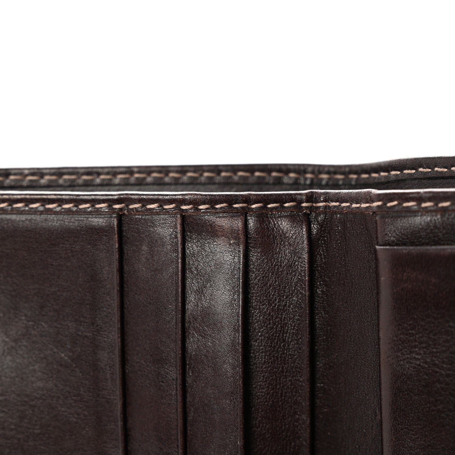 Gucci Monogram Britt Tri Fold Wallet Dark Brown 10 of 14