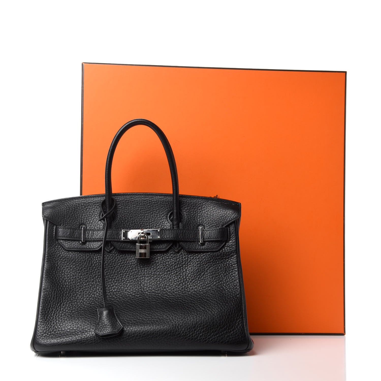 Hermes Taurillon Clemence Birkin 30 Black 13 of 13