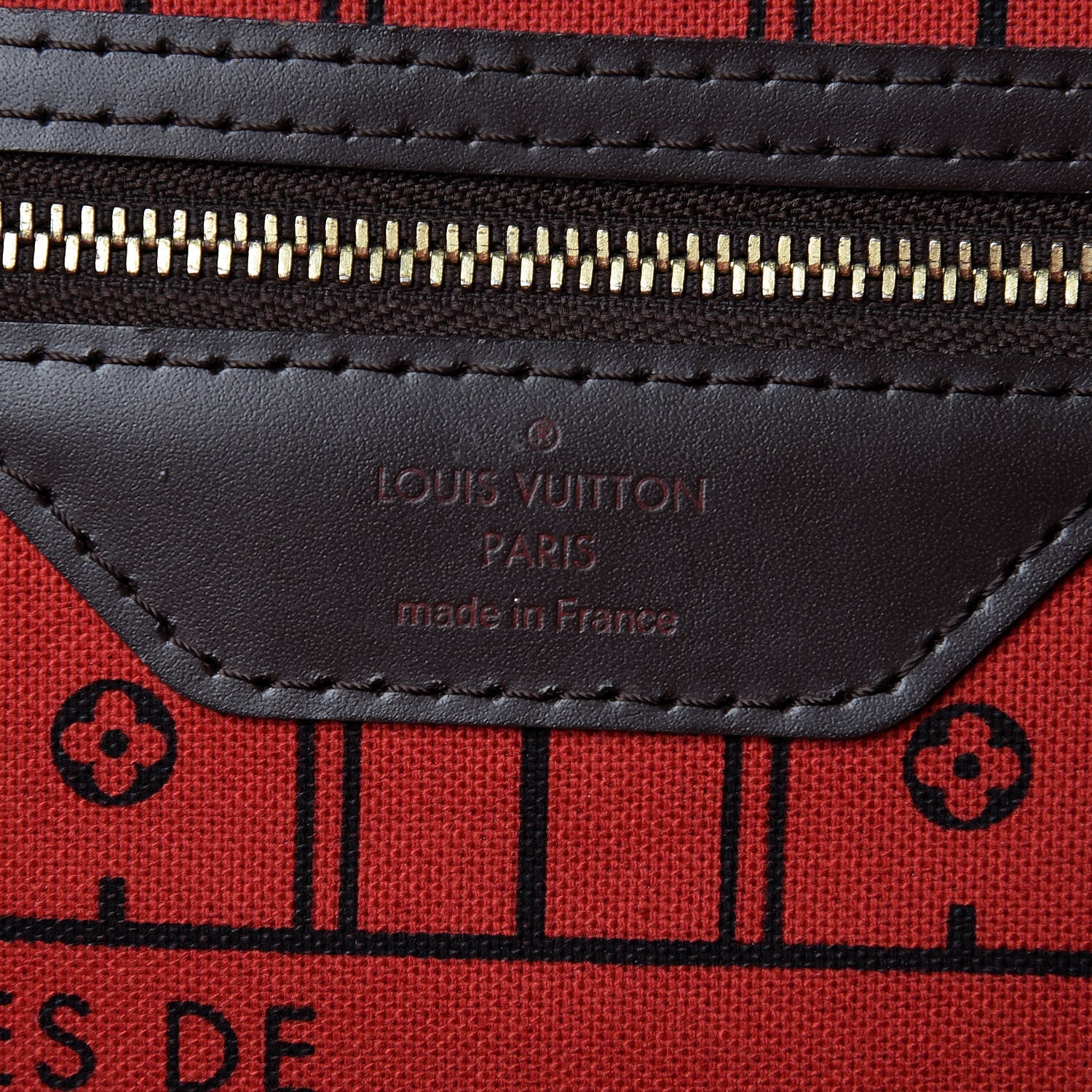 Louis Vuitton Damier Ebene Neverfull GM 7 of 10