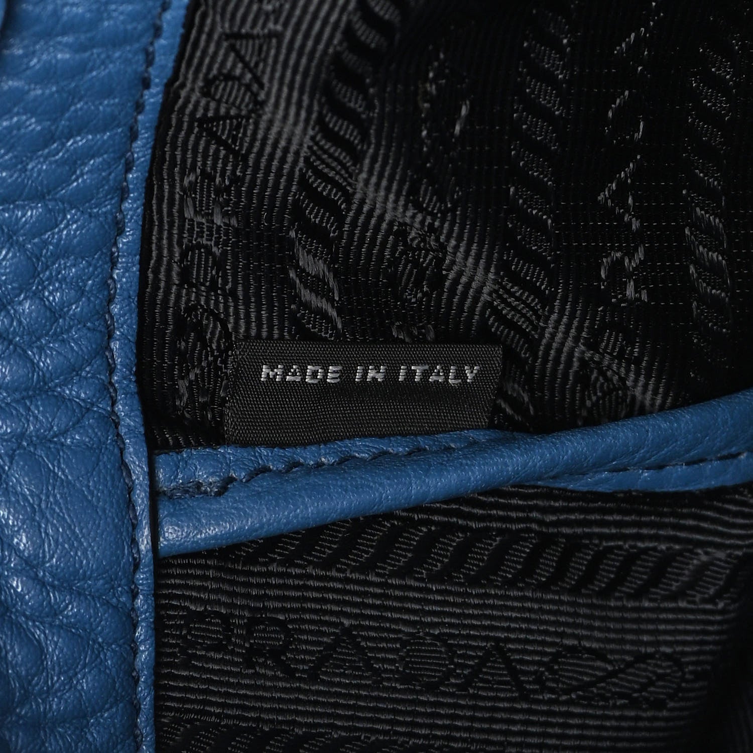 Prada Vitello Daino Shopping Tote Inchiostro 6 of 15