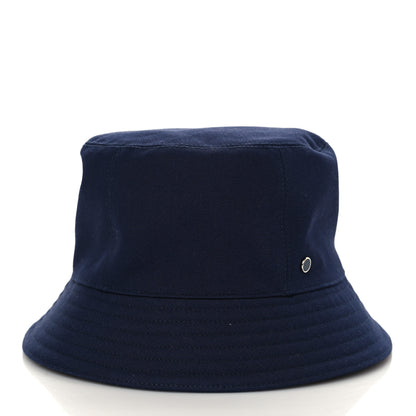 Hermes Cotton Canvas Eden Bucket Hat 57 Marine 2 of 7