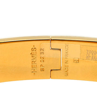 Hermes Enamel Narrow Clic Clac H Bracelet PM White 4 of 4