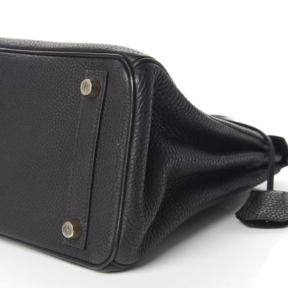 Hermes Togo Birkin 25 Black 8 of 38