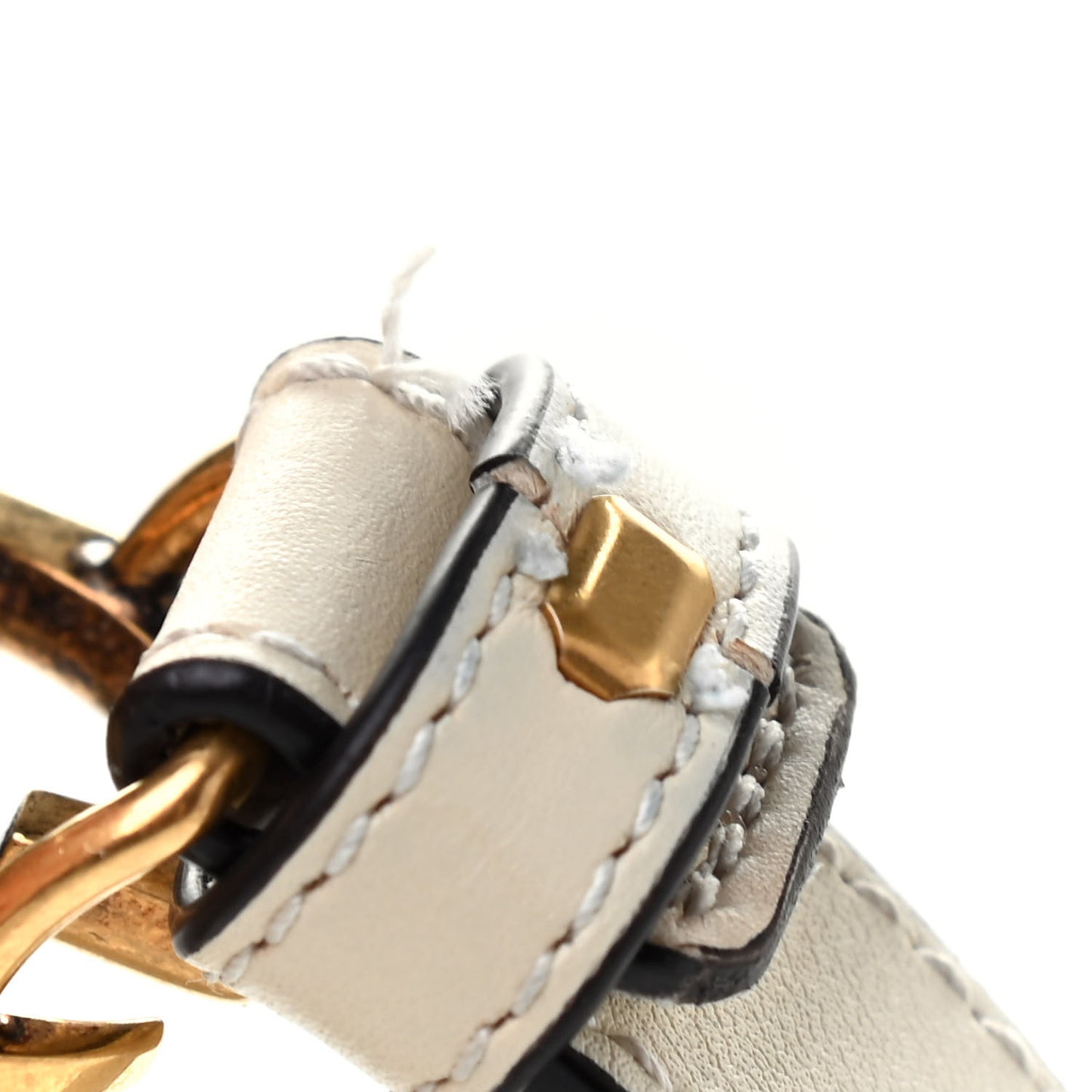 Calfskin Double G 20mm Belt 75 30 Mystic White