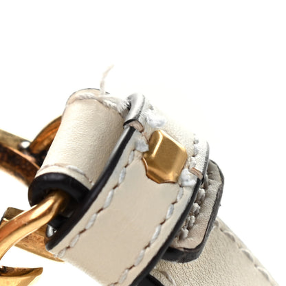 Gucci Calfskin Double G 20mm Belt 75 30 Mystic White 7 of 7
