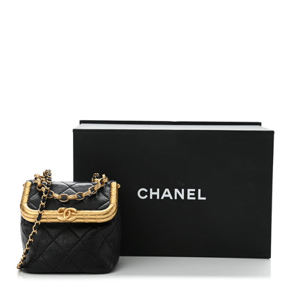 Chanel Lambskin Quilted Small My Crush Bag Black 11 of 11