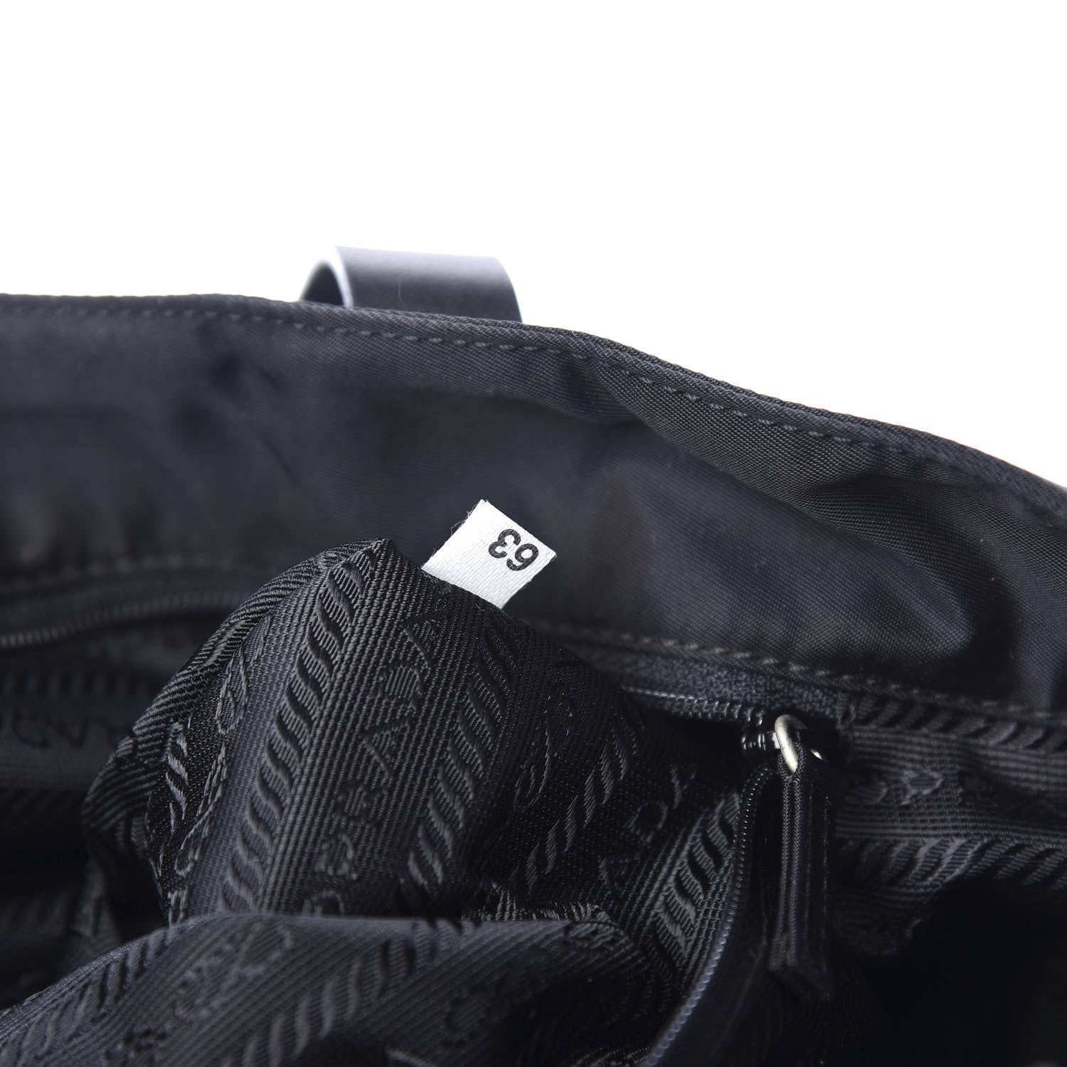 Prada Tessuto Nylon Tote Black 7 of 10