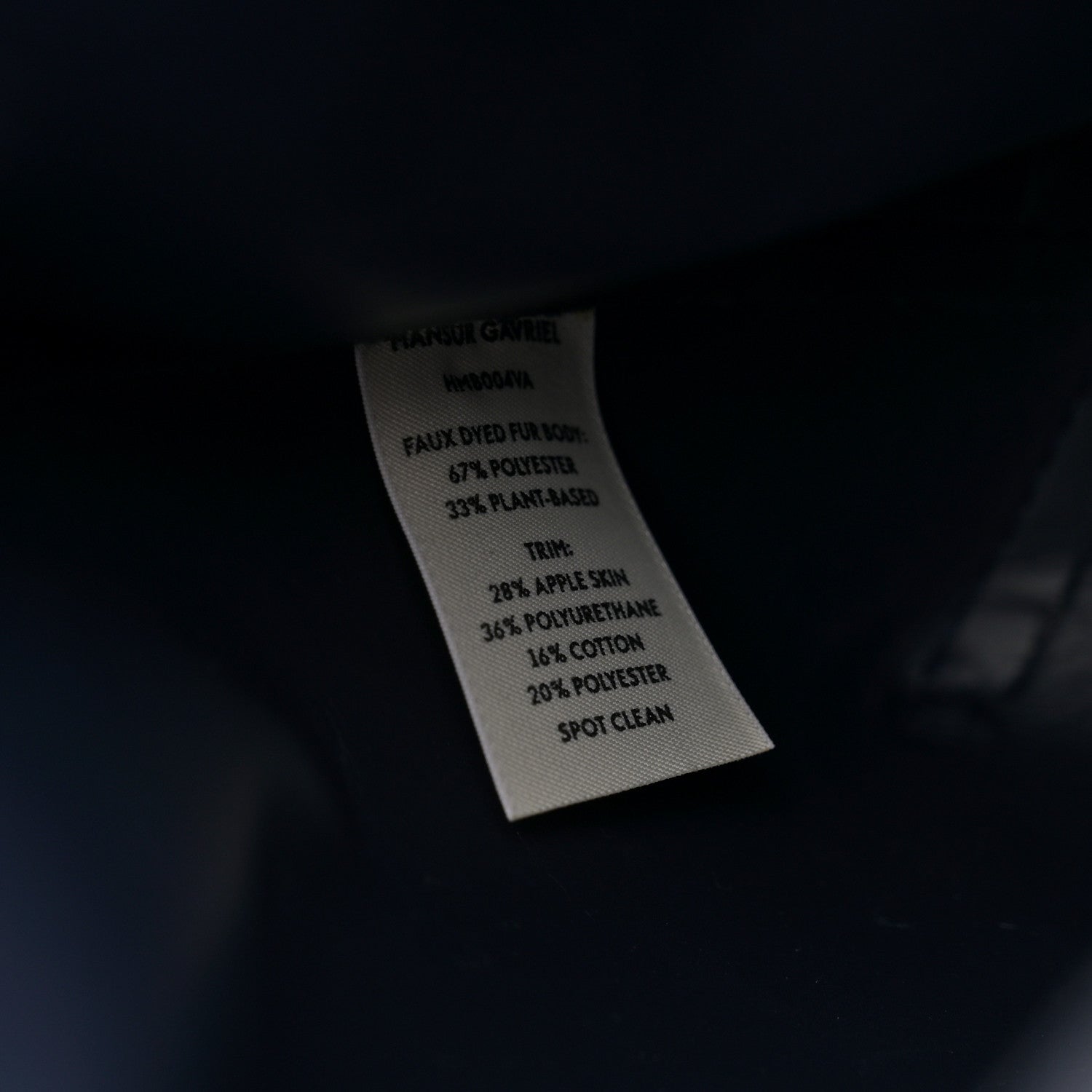 Mansur Gavriel Faux Fur Mini Bucket Bag Blueberry 7 of 10