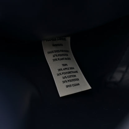 Mansur Gavriel Faux Fur Mini Bucket Bag Blueberry 7 of 10