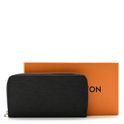 Louis Vuitton Epi Zippy Wallet Black 8 of 8