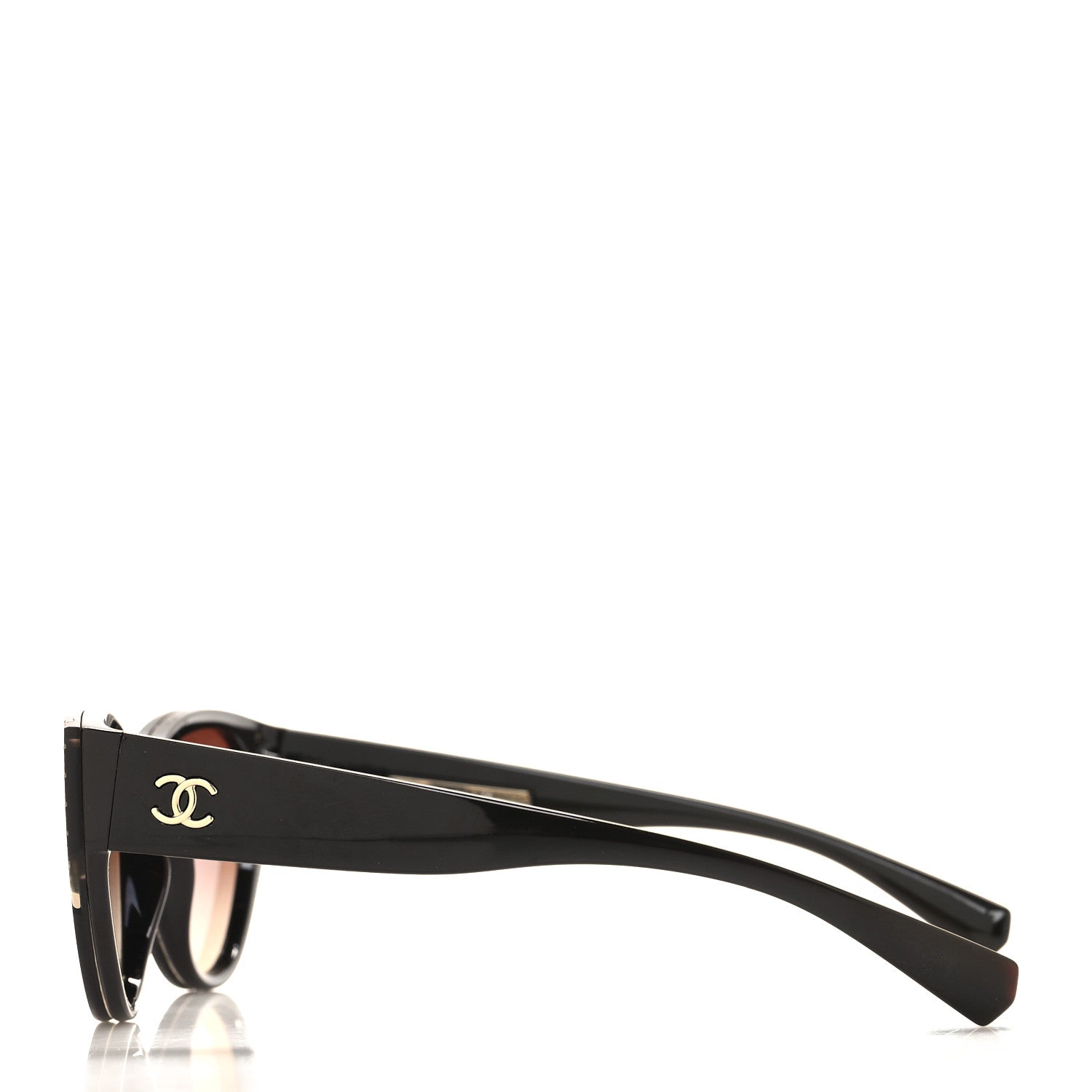 Chanel CC Cat Eye Sunglasses 6054 Brown 3 of 9