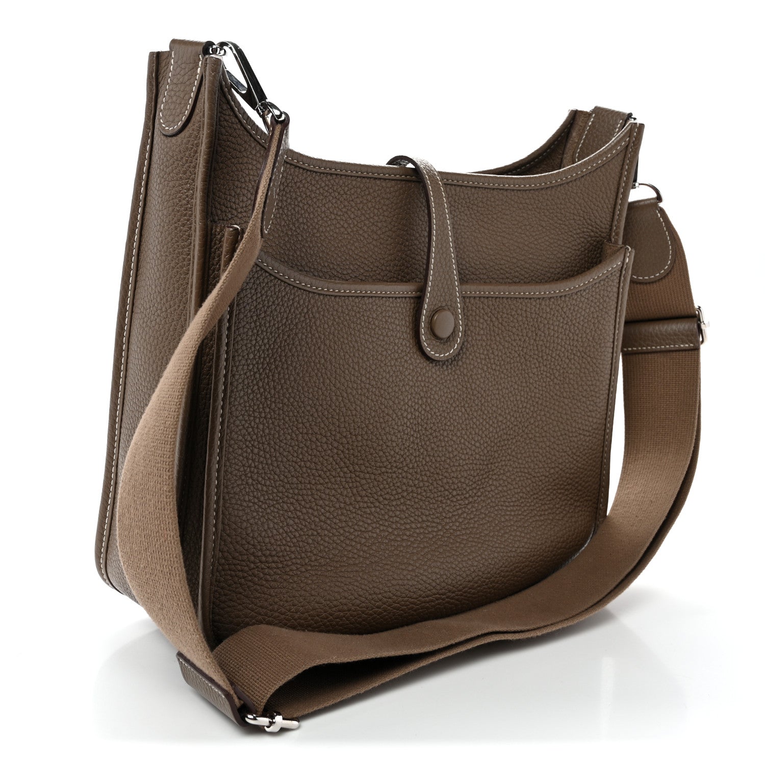 Hermes Taurillon Clemence Evelyne III PM Etoupe 3 of 9