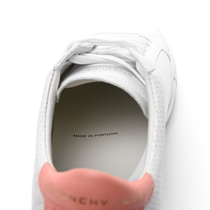 Givenchy Calfskin Perforated Womens Urban Street Sneakers 36 White Pink 9 of 11