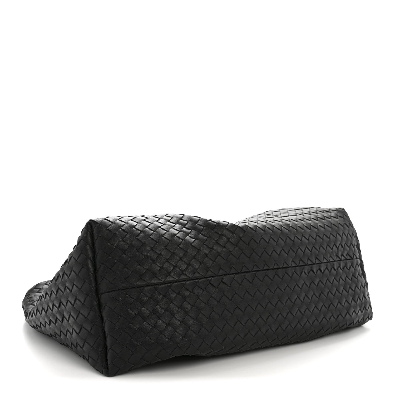 Bottega Veneta Calfskin Intrecciato Pinacoteca Reversible Tote Black Fondant 5 of 11