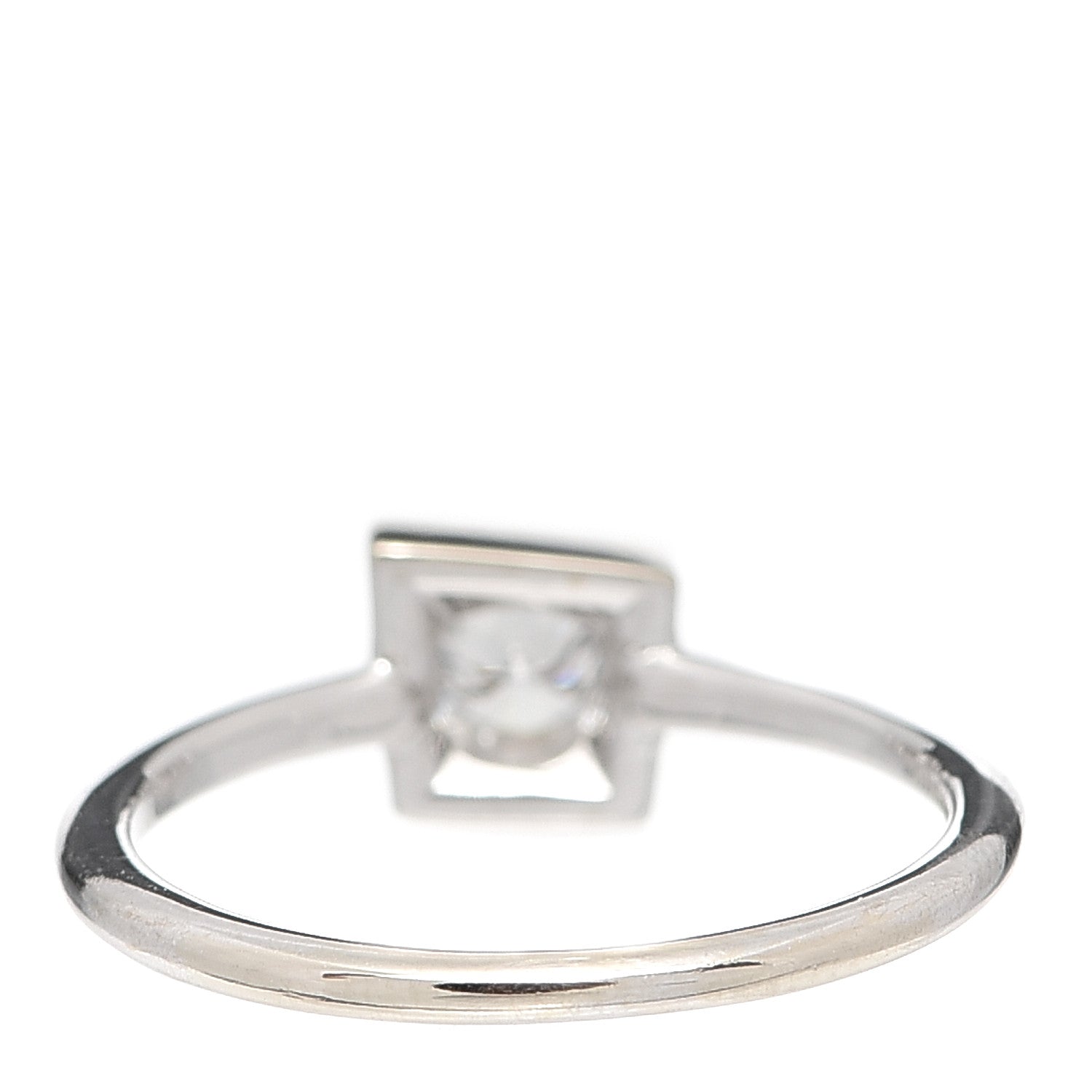 Tiffany 18K White Gold Diamond .17ct Frank Gehry Torque Ring 48 4.5 3 of 5