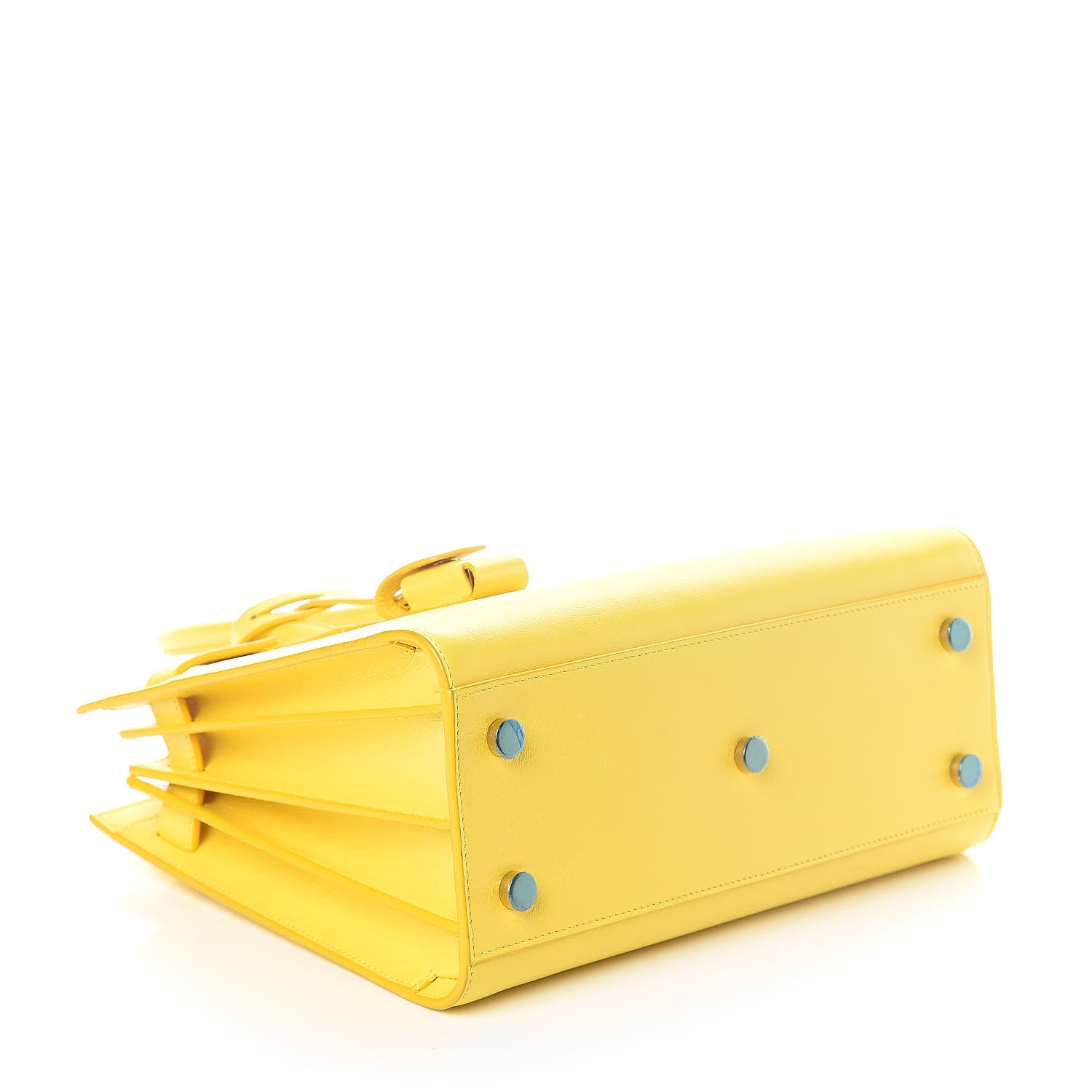 Saint Laurent Calfskin Baby Sac De Jour Yellow 4 of 9