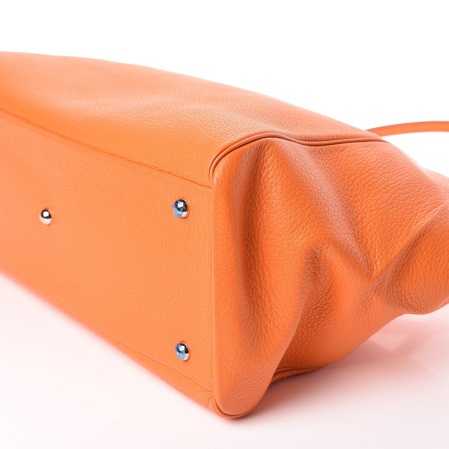Hermes Taurillon Clemence Paris Bombay 37 Orange 24 of 27