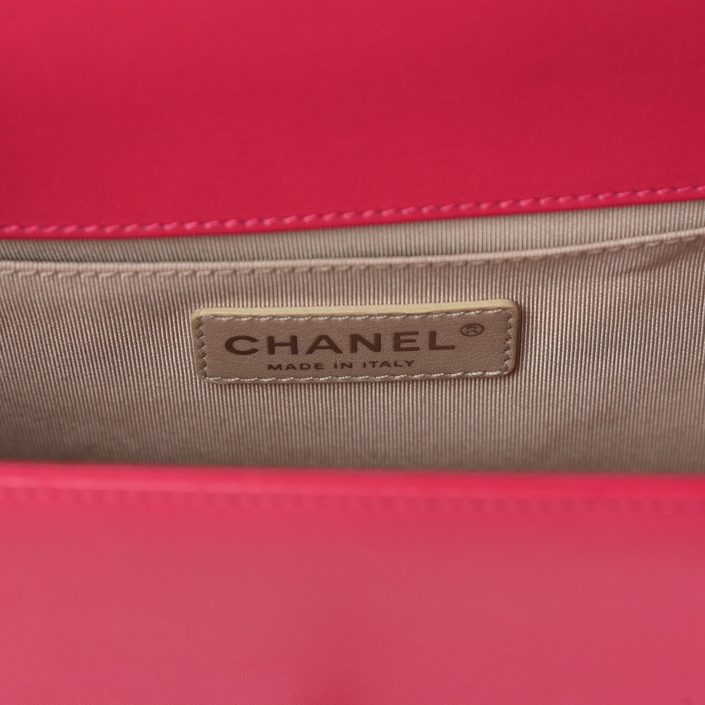 Lambskin Quilted Medium Boy Flap Pink