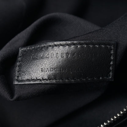 Saint Laurent Crinkled Calfskin Matelasse Monogram Medium Niki Chain Satchel Black 7 of 10