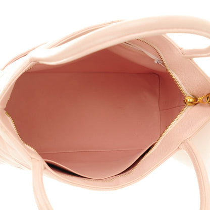 Chanel Caviar Quilted Medallion Tote Light Pink 5 of 10