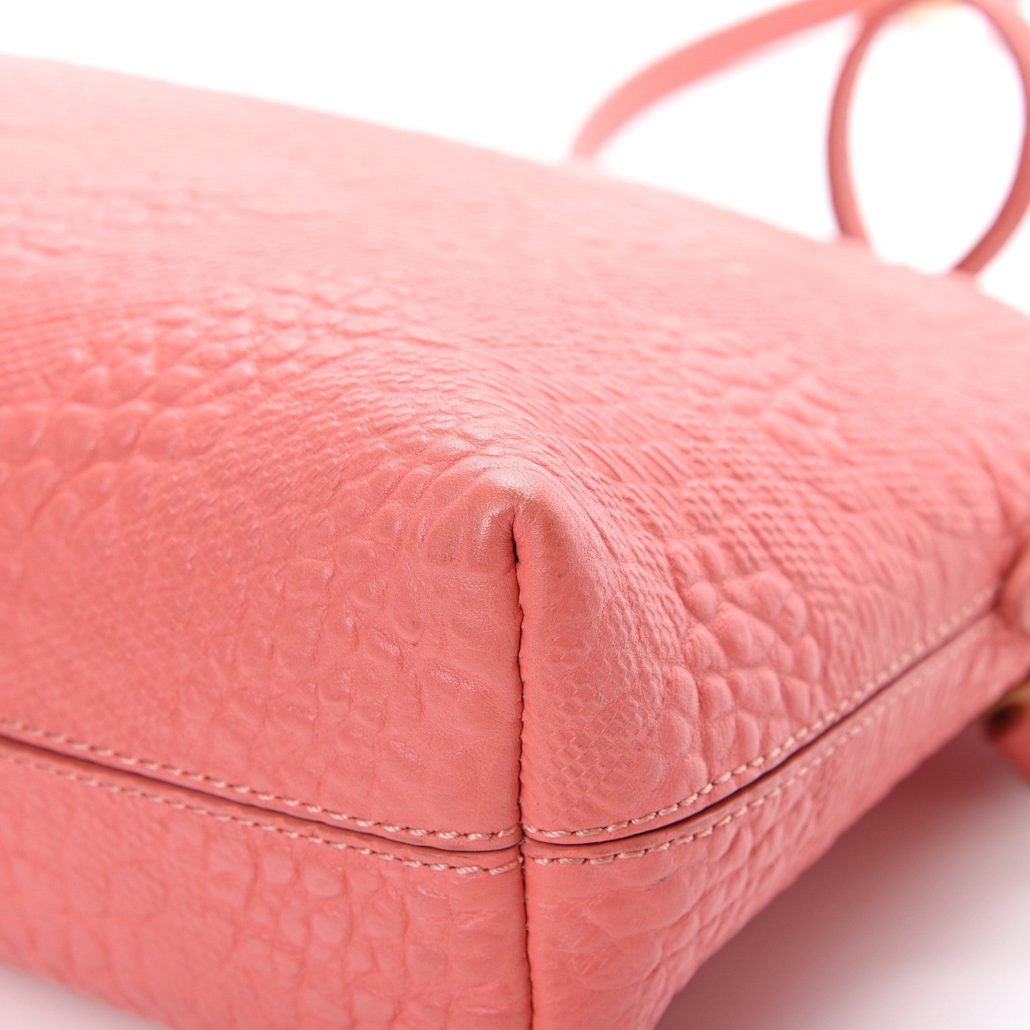 Burberry Signature Grain Calfskin Small Chichester Crossbody Clutch Bag Copper Pink 11 of 15