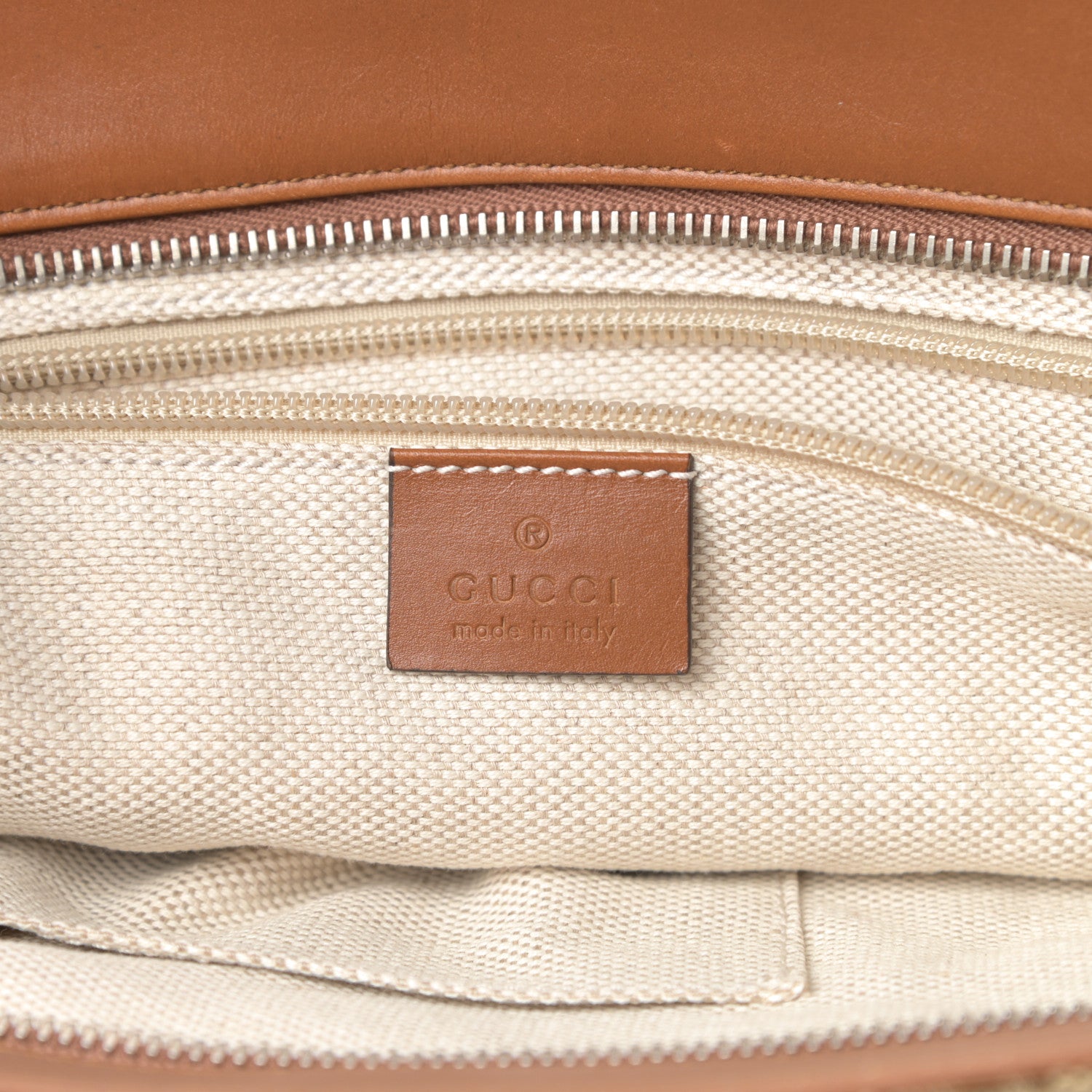 Gucci Monogram Large Original Tote Tan 6 of 12