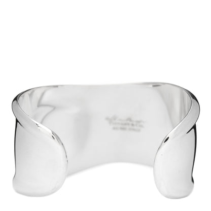 Tiffany Sterling Silver Small Elsa Peretti Left Wrist Bone Cuff Bracelet 2 of 3