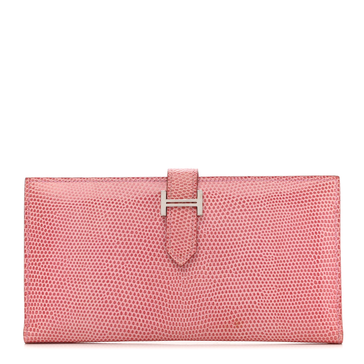 Hermes Lizard Bearn Wallet Pastel Lilac 1 of 7