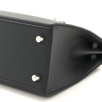 Hermes Epsom Kelly Sellier 25 Black 6 of 7