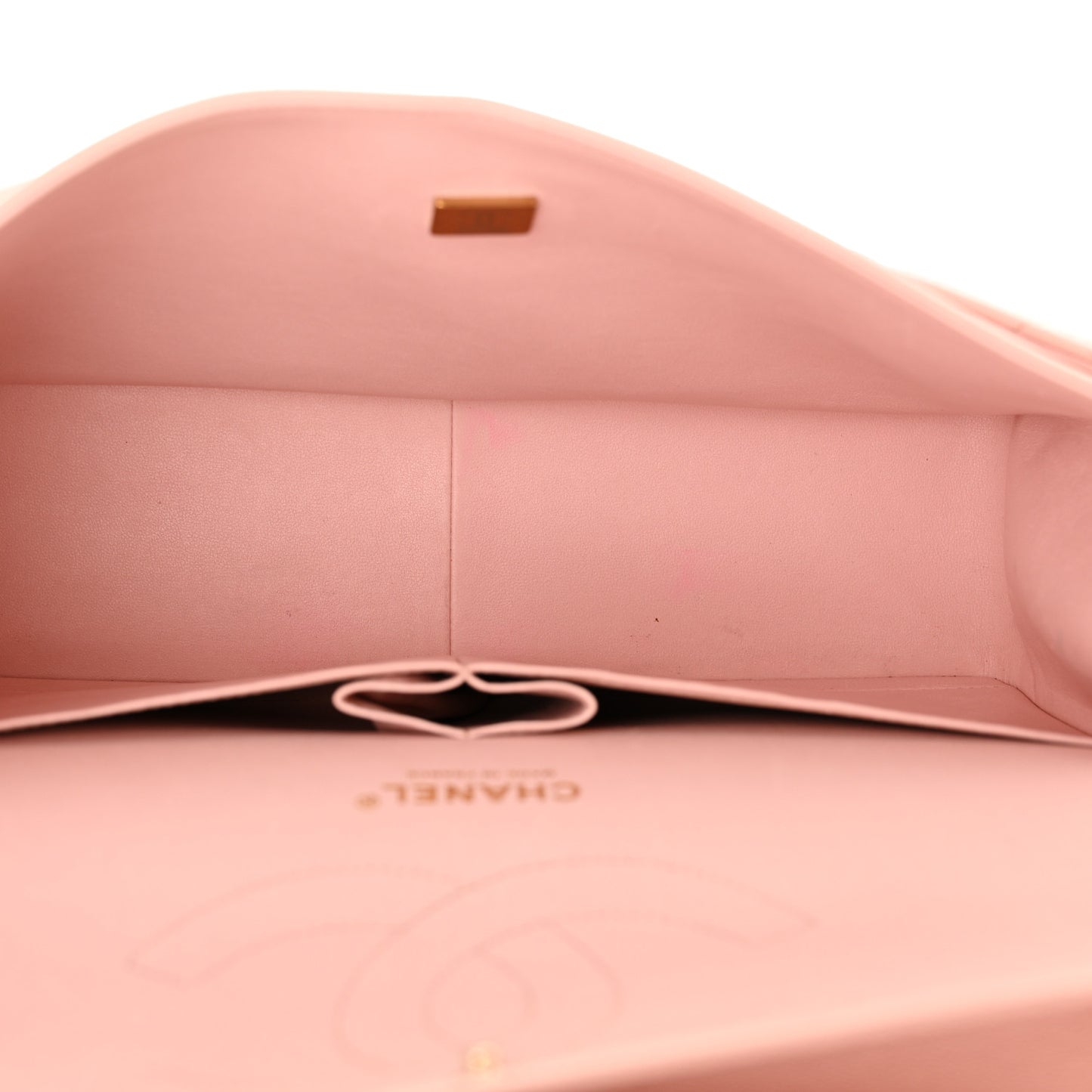 Caviar Quilted Jumbo Double Flap Light Pink