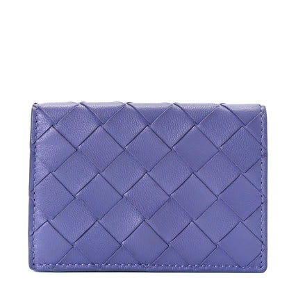 Bottega Veneta Nappa Intrecciato Card Holder Lavender 1 of 8