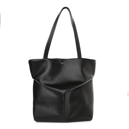 Chloe Calfskin Judy East West Tote Black 1 of 12