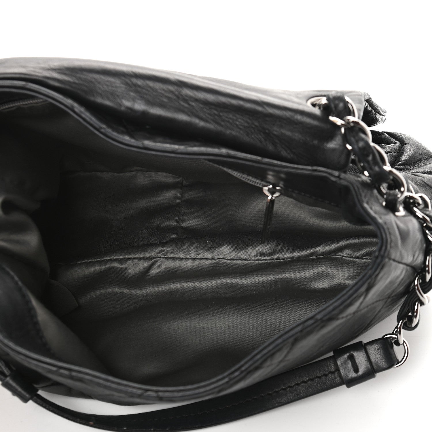 Chanel Lambskin Quilted Small Sharpei Flap Black 5 of 9