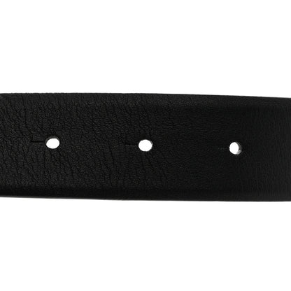 Chanel Calfskin Pearl Crystal CC Belt 95 38 Black 6 of 7