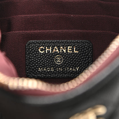 Chanel Caviar Quilted Cosmetic Case Black 6 of 9