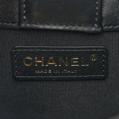 Chanel Calfskin Quilted Hobo Handbag Black 6 of 11