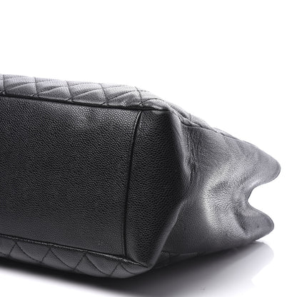 Chanel Caviar Quilted Grand Shopping Tote GST Black 10 of 15