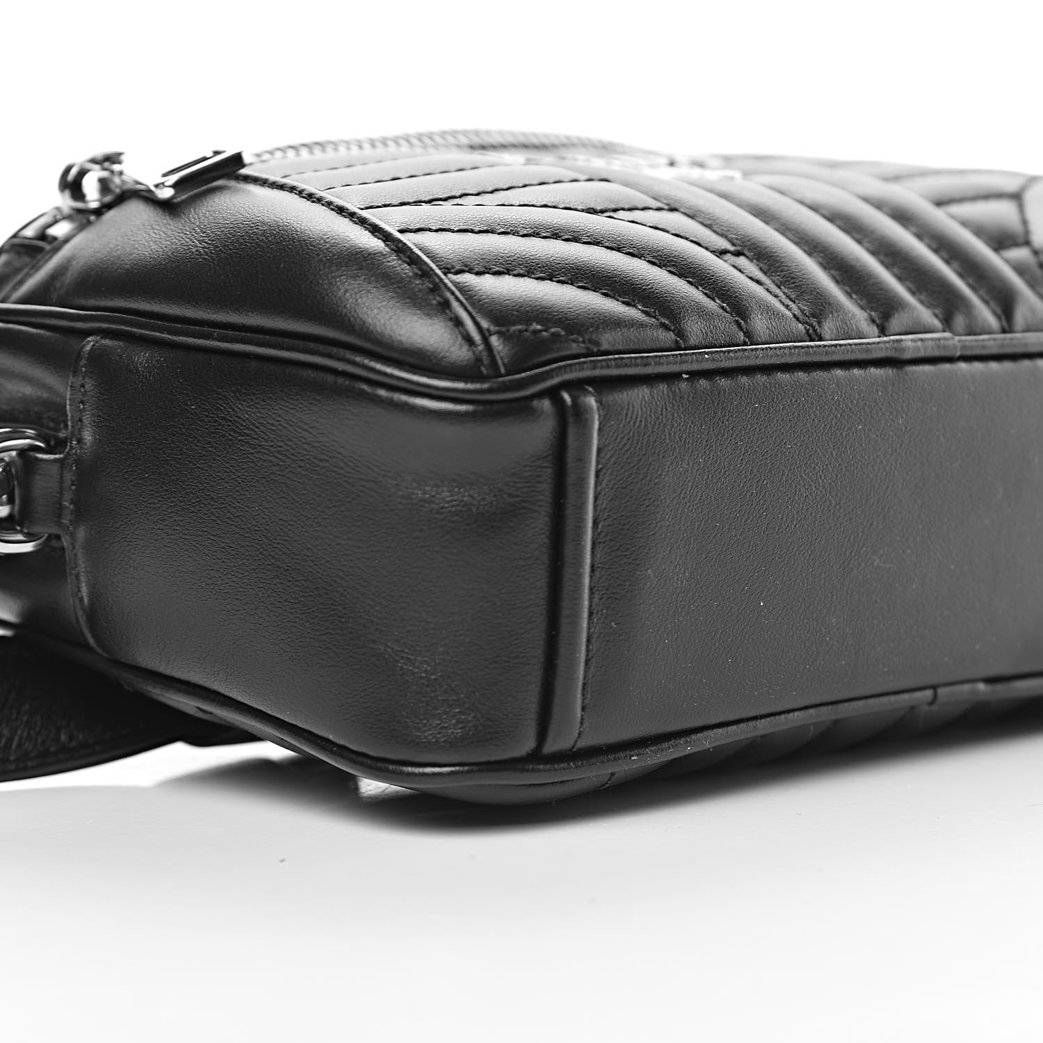 Prada Soft Calfskin Diagramme Belt Bag Black 8 of 10
