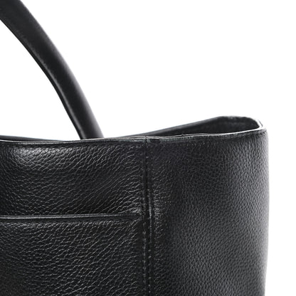 Chanel Calfskin Tall Cerf Tote Black 22 of 22